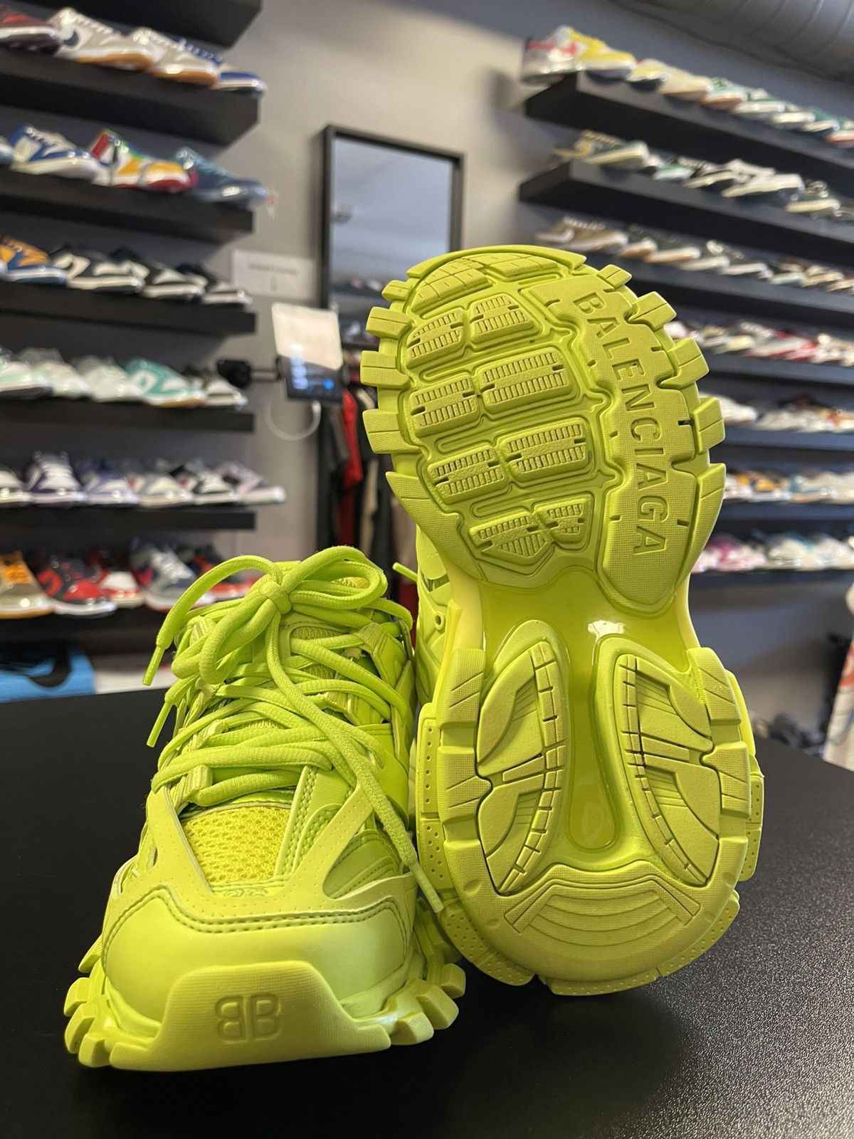 Balenciaga Size 6 - Balenciaga Track Trainer Lime Size US 6 / IT 36 - 9 Thumbnail
