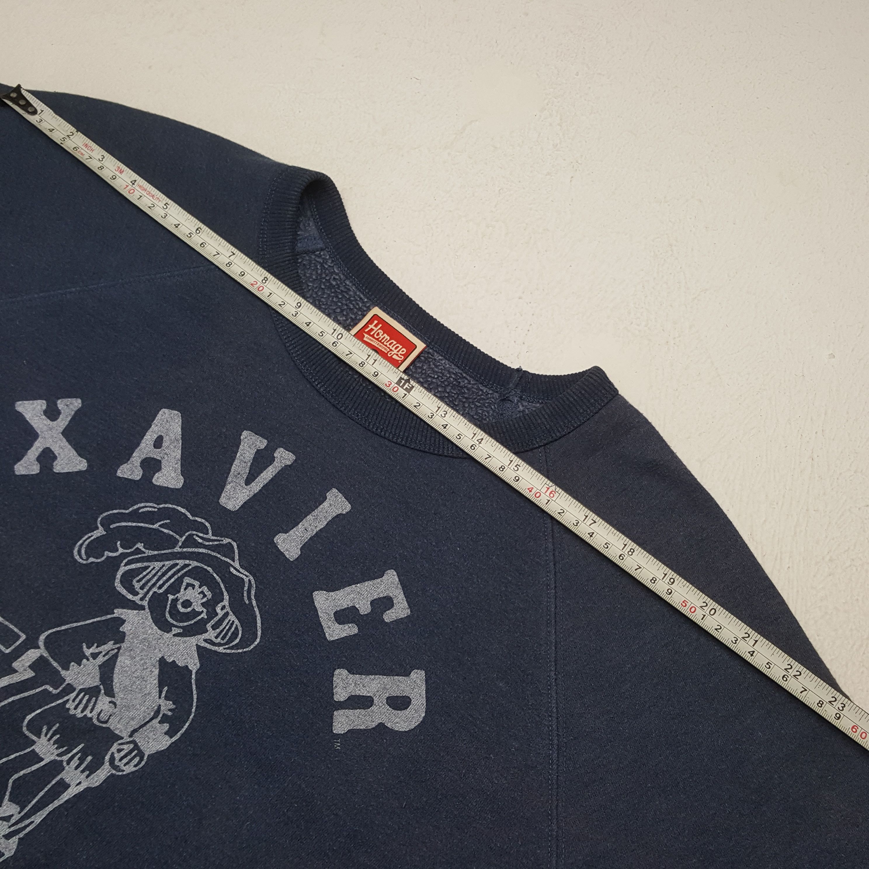 Homage × Vintage Vintage XAVIER HOMAGE Japan Streetwear Sweatshirt C290N5 Size US L / EU 52-54 / 3 - 5 Thumbnail