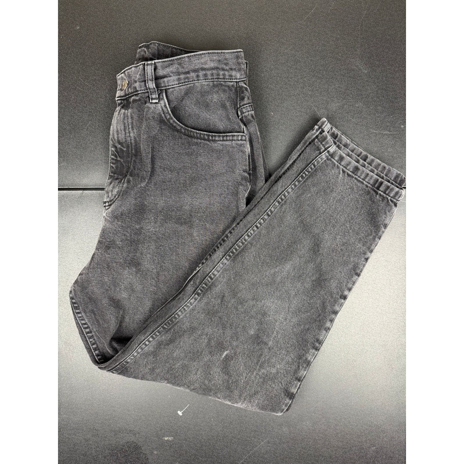 RVCA Vintage RV Black Denim Jeans – 90s / Y2K Straight Leg Size 30" / US 8 / IT 44 - 1 Thumbnail