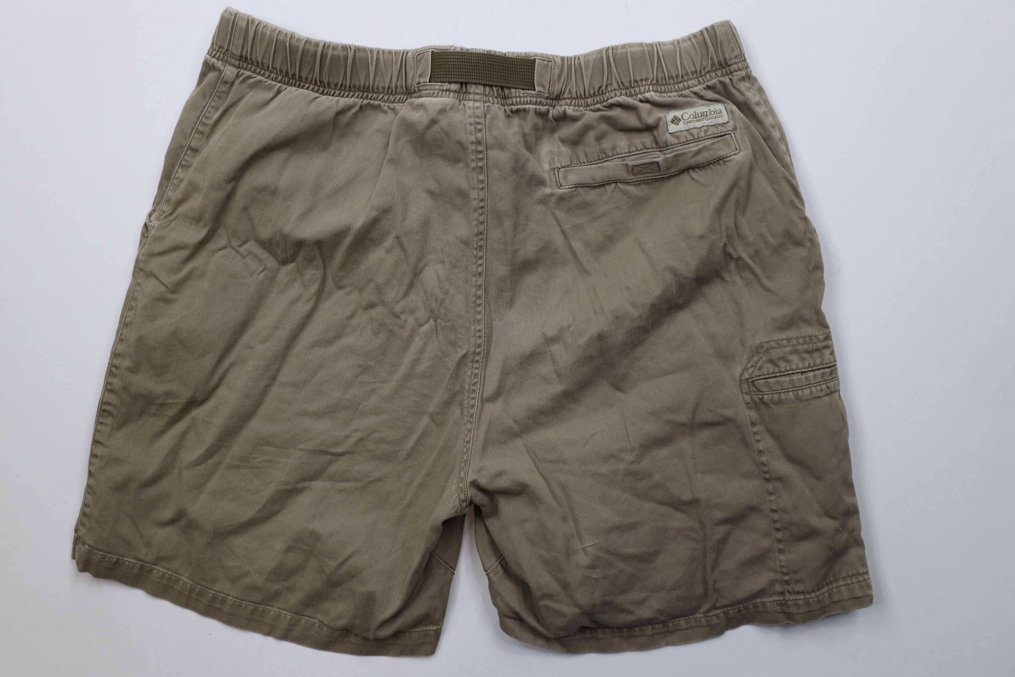 Columbia × Vintage Vintage 90s Y2K Columbia Above Knee Belted Cargo Shorts Size US 34 / EU 50 - 9 Thumbnail