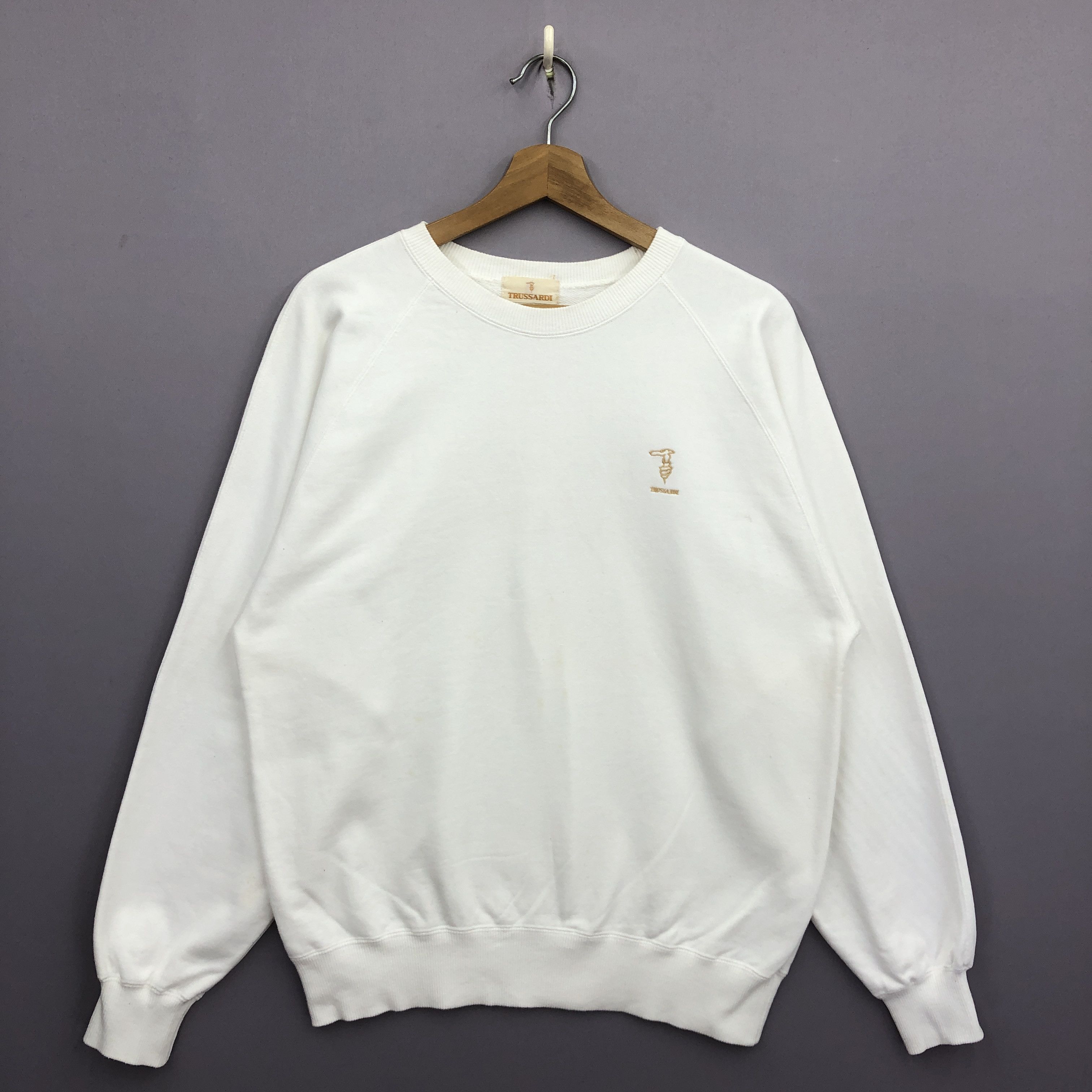 Trussardi Vintage Trussardi Sweater Trussardi Sweatshirt Jumper Size US M / EU 48-50 / 2 - 2 Thumbnail