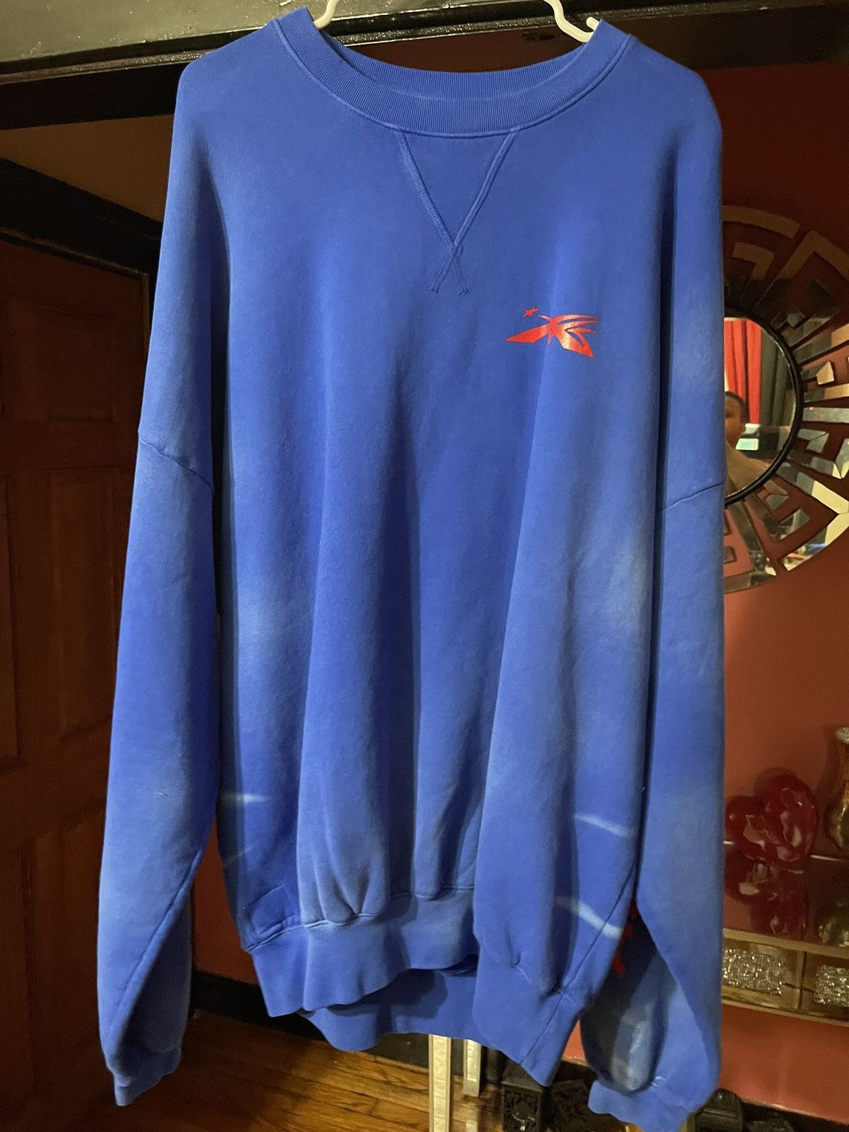 HELLSTAR Hellstar Sport Blue Gel Crewneck Shirt Size Large Size US L / EU 52-54 / 3 - 1 Thumbnail