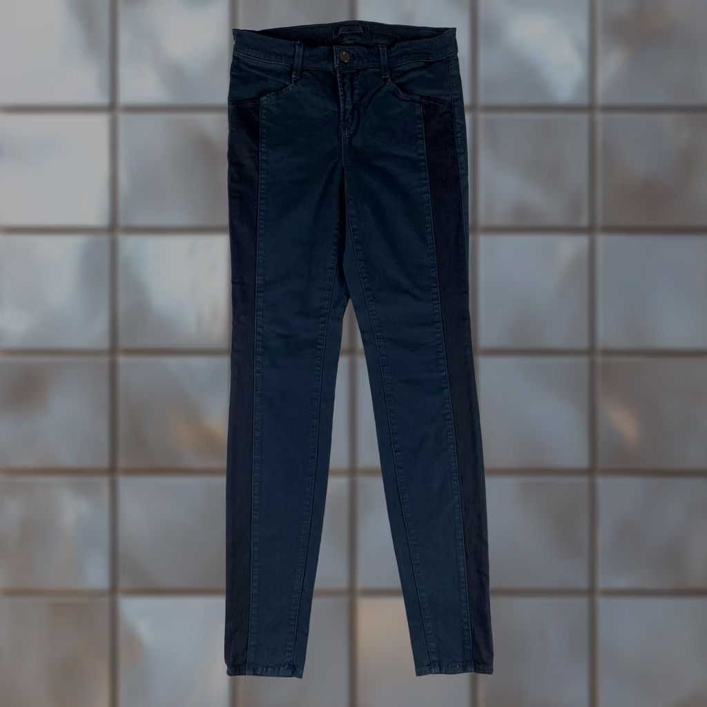 J Brand J Brand Skinny Jeans WOMENS Size 27 Navy Blue Two Tone Pants Size 27" / US 4 / IT 40 - 1 Thumbnail