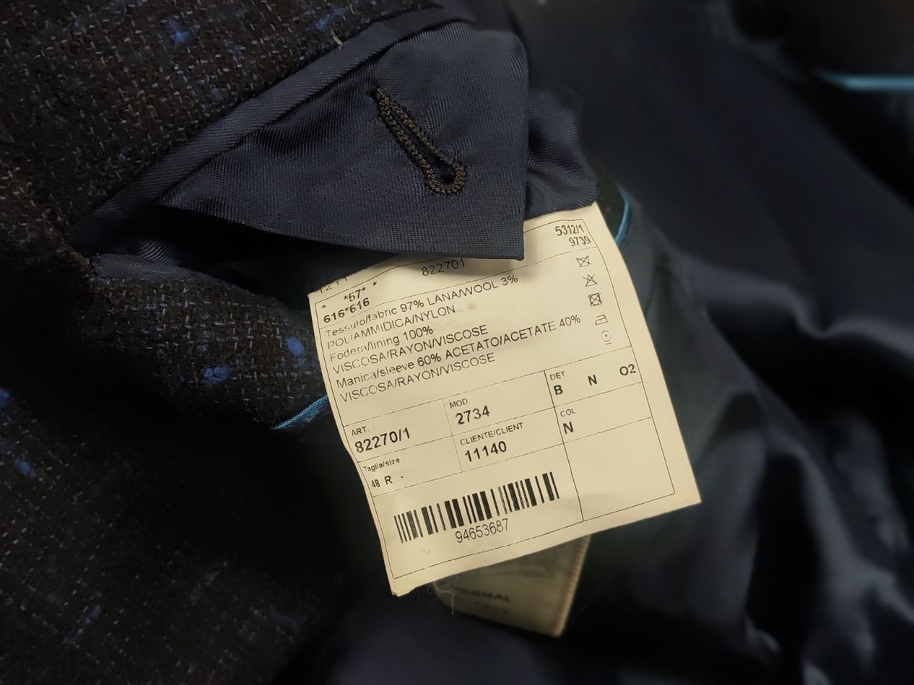 Boggi Boggi Milano Classic Design Navy Blue Casual Blazer Jacket Size US M / EU 48-50 / 2 - 13 Thumbnail