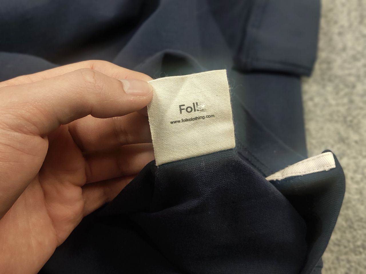 Folk Folk Minimalist Logo Long sleeve Cotton rugby Polo shirt Size US L / EU 52-54 / 3 - 14 Thumbnail