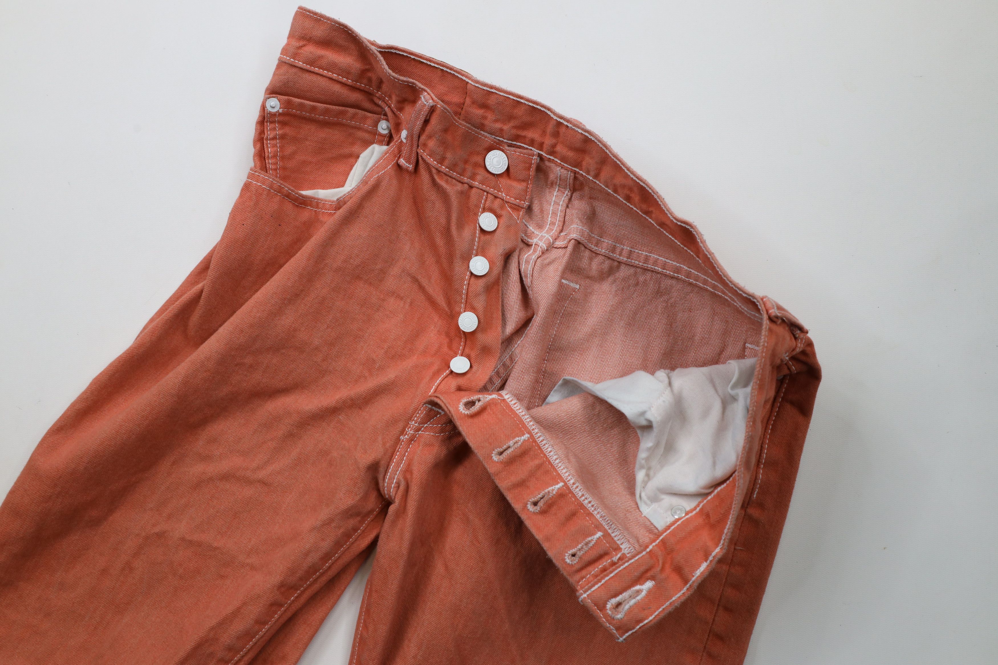 Levi's × Vintage Vintage Y2K Levis 501xx Fly Original Straight Leg Jeans Size US 32 / EU 48 - 9 Thumbnail