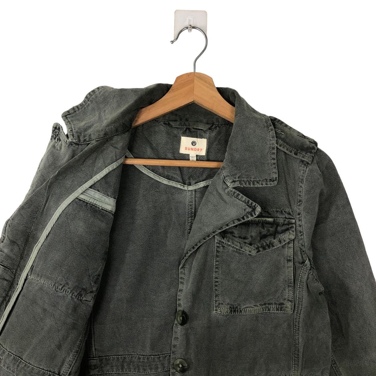 Japanese Brand VINTAGE HIKORY CHORE JACKET SUNDRY JAPAN ISSEY MIYAKE Size US M / EU 48-50 / 2 - 8 Thumbnail