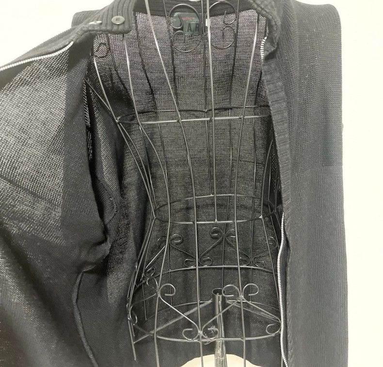 Yohji Yamamoto Yohji Yamamoto size os Black Durban turtleneck cardigan swe Size US M / EU 48-50 / 2 - 6 Thumbnail