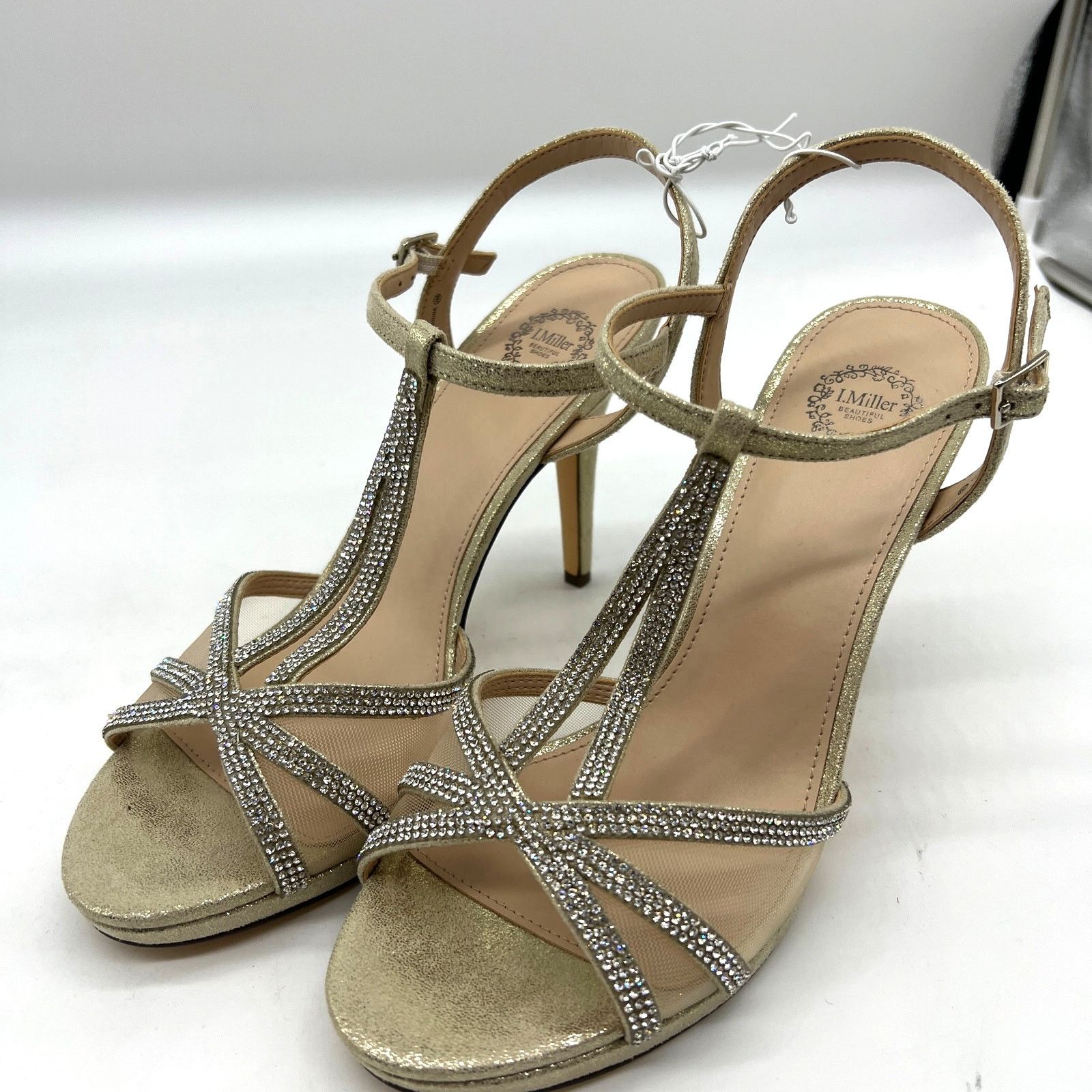 Other I.Miller Womens Ramona Heeled Sandals Gold Size 9.5M Size US 9.5 / IT 39.5 - 1 Thumbnail