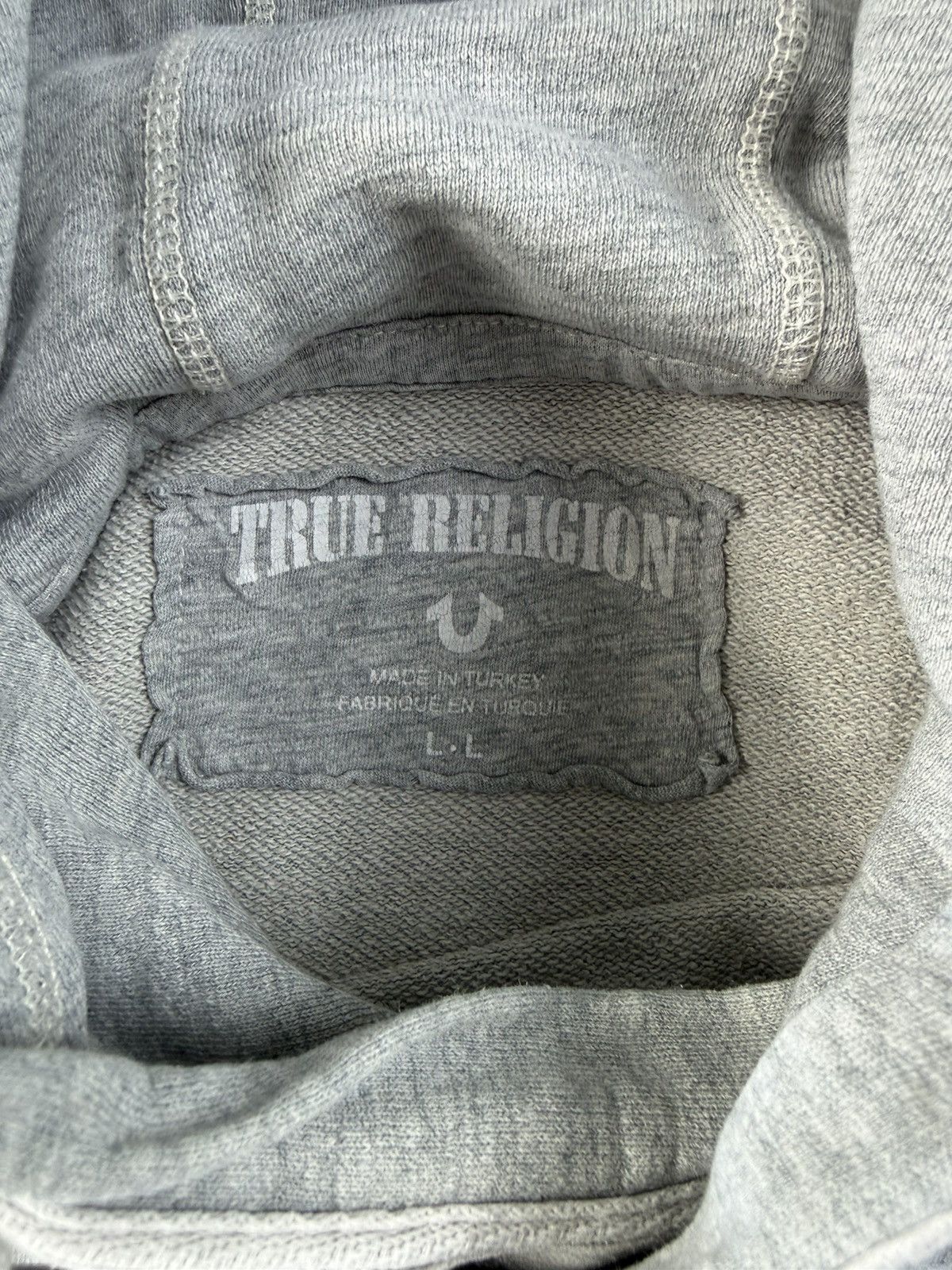 True Religion True Religion Multi Logo Heavyweight Sweatshirt Gray Size US L / EU 52-54 / 3 - 7 Thumbnail