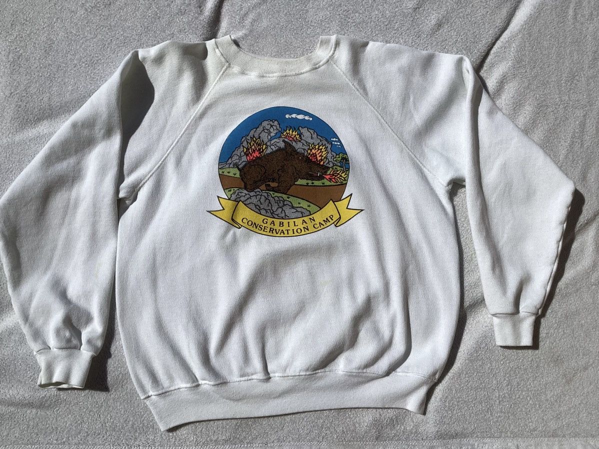 Other True Vintage 1980s Cali Gabilan conservation camp sweatshirt Size US S / EU 44-46 / 1 - 2 Thumbnail