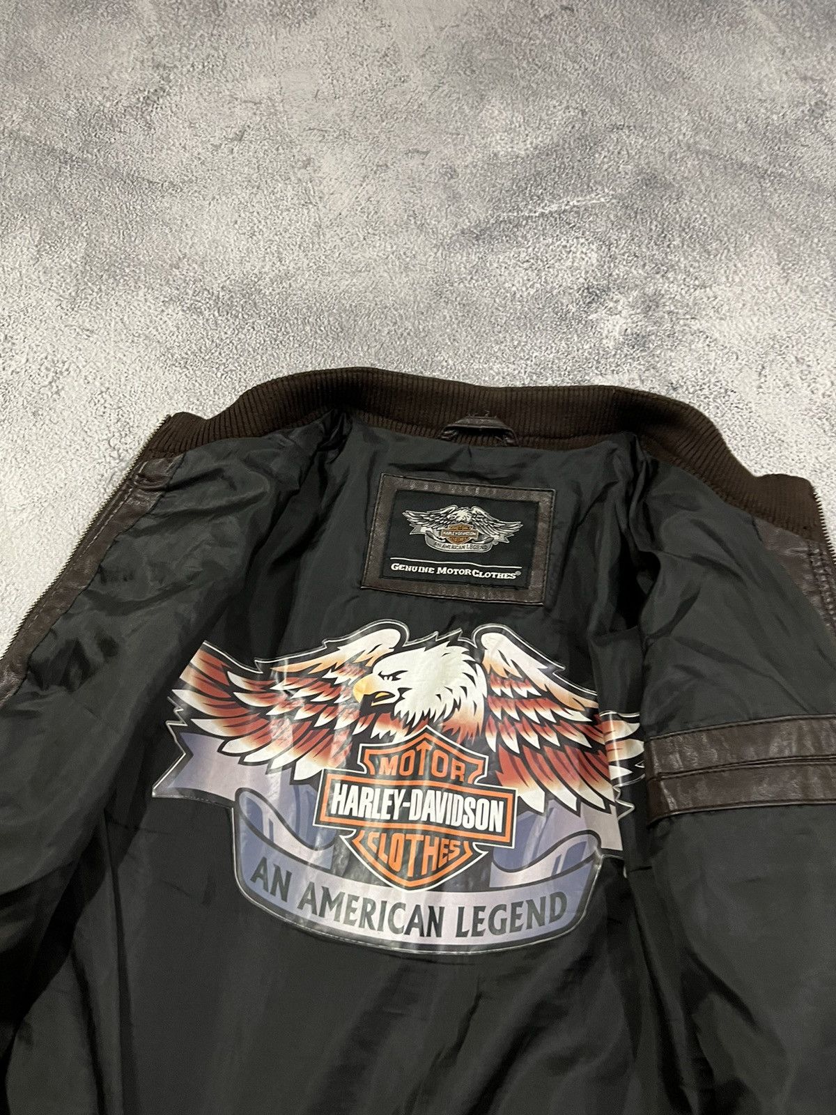 Harley Davidson × Vintage Vintage Y2k Harley Davidson Leather Active Riding Jacket 00s Size US M / EU 48-50 / 2 - 9 Thumbnail