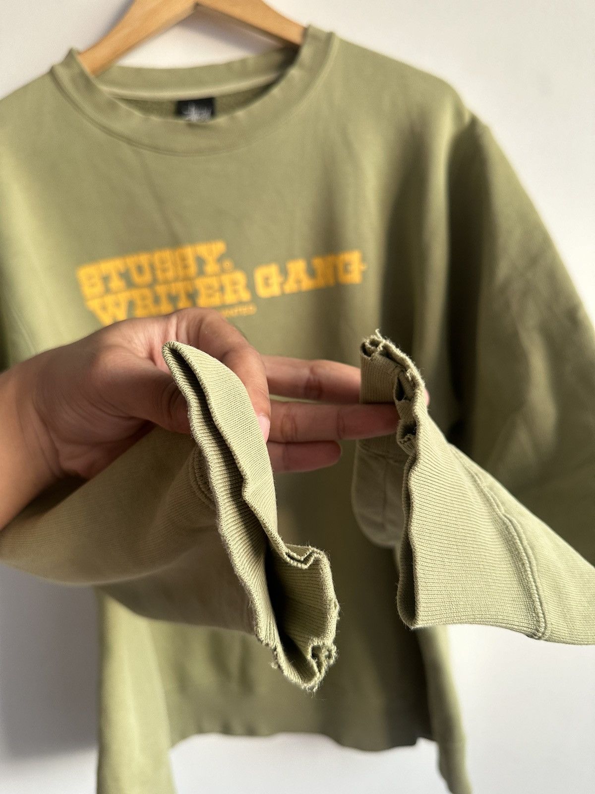 Stussy × Vintage Vintage Stussy Writter Gang Sweatshirt Streetwear Size US M / EU 48-50 / 2 - 7 Thumbnail