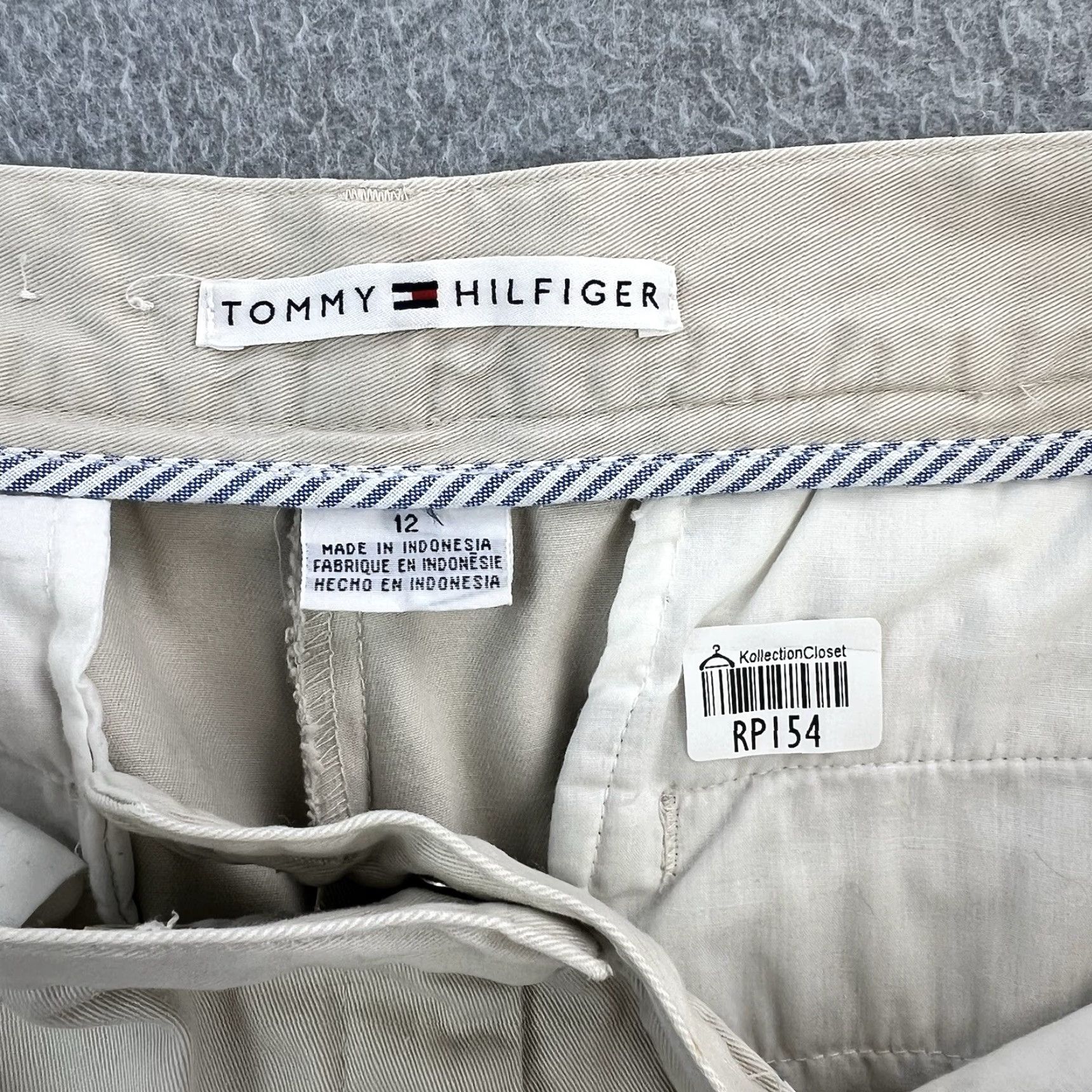 Tommy Hilfiger Tommy Hilfiger Pants Womens 12 Beige Straight Leg Casual Preppy Ladies Size 34" / US 12 / IT 48 - 6 Thumbnail