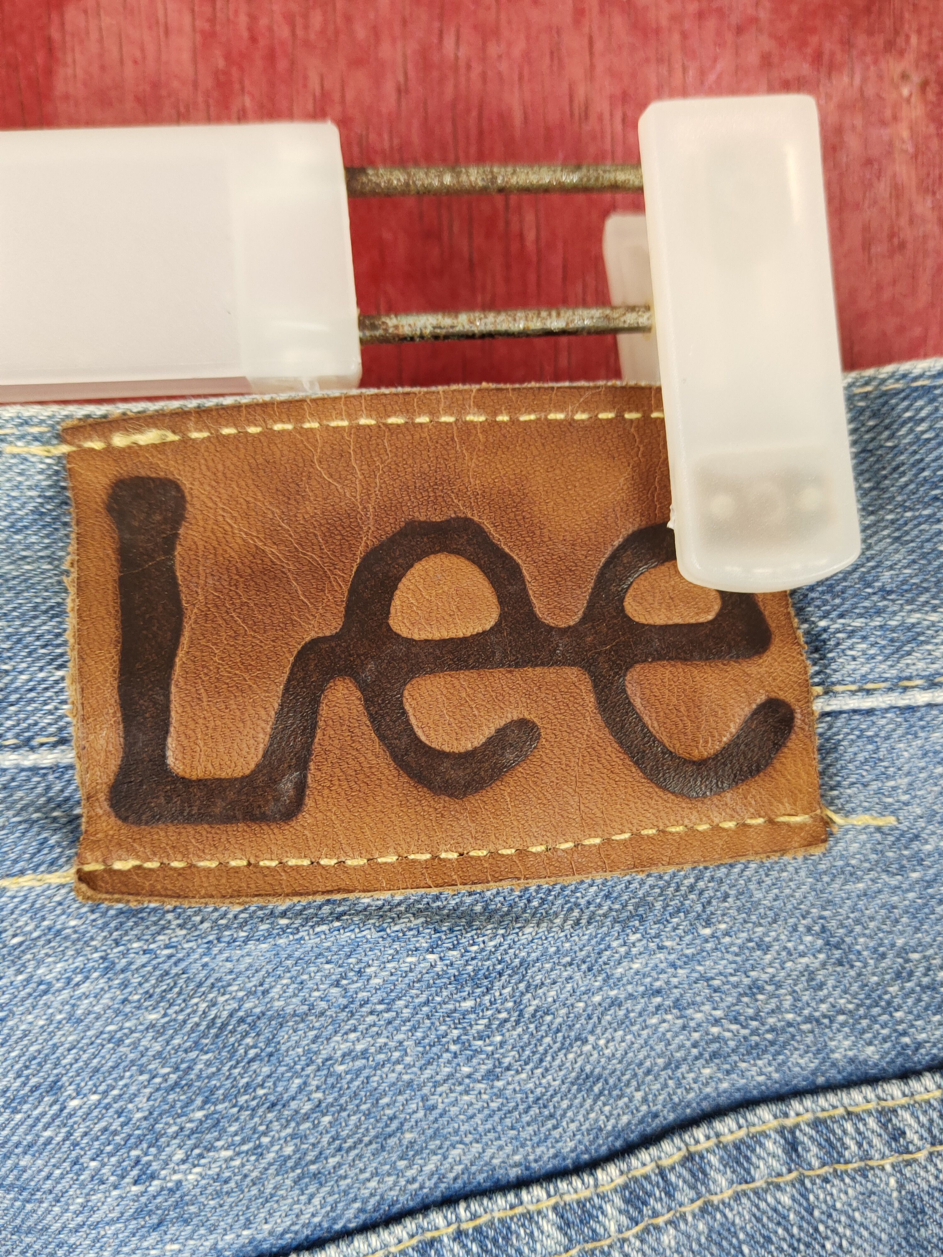 Lee Blue Faded Distressed Ripped Jeans #S1812