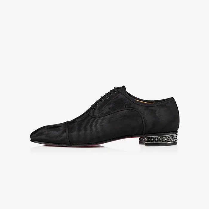 Christian Louboutin o1s1wg111224 Greggyrocks Flat Shoe in Black Size US 6 / EU 39 - 2 Thumbnail