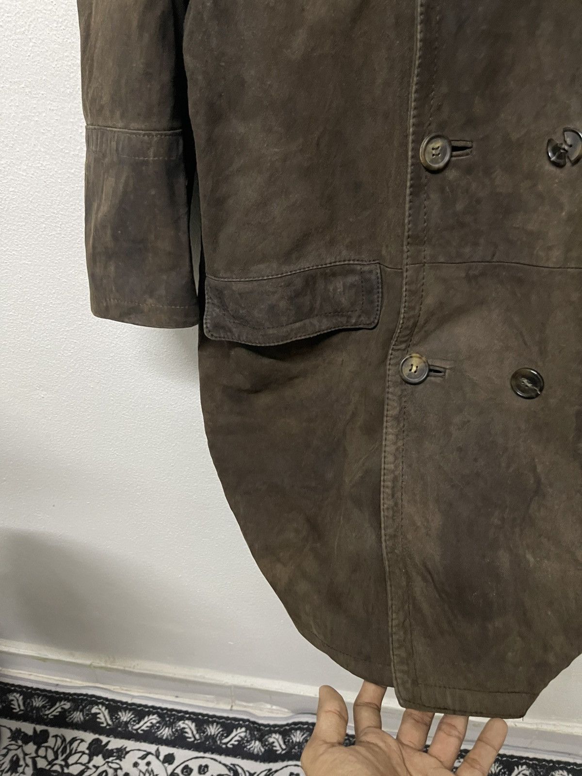 Gucci AW 1998 GUCCI BY TOMFORD SUEDE LEATHER COAT Size US L / EU 52-54 / 3 - 6 Thumbnail