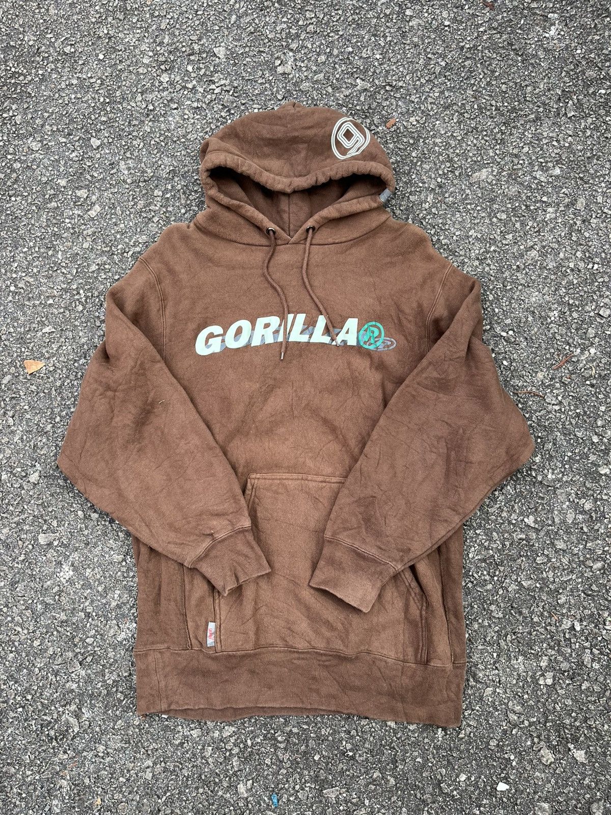Santa Cruz Skateboards Vintage 90s Gorilla Goritec Heavyweight Hoodie Skater Size US L / EU 52-54 / 3 - 1 Thumbnail