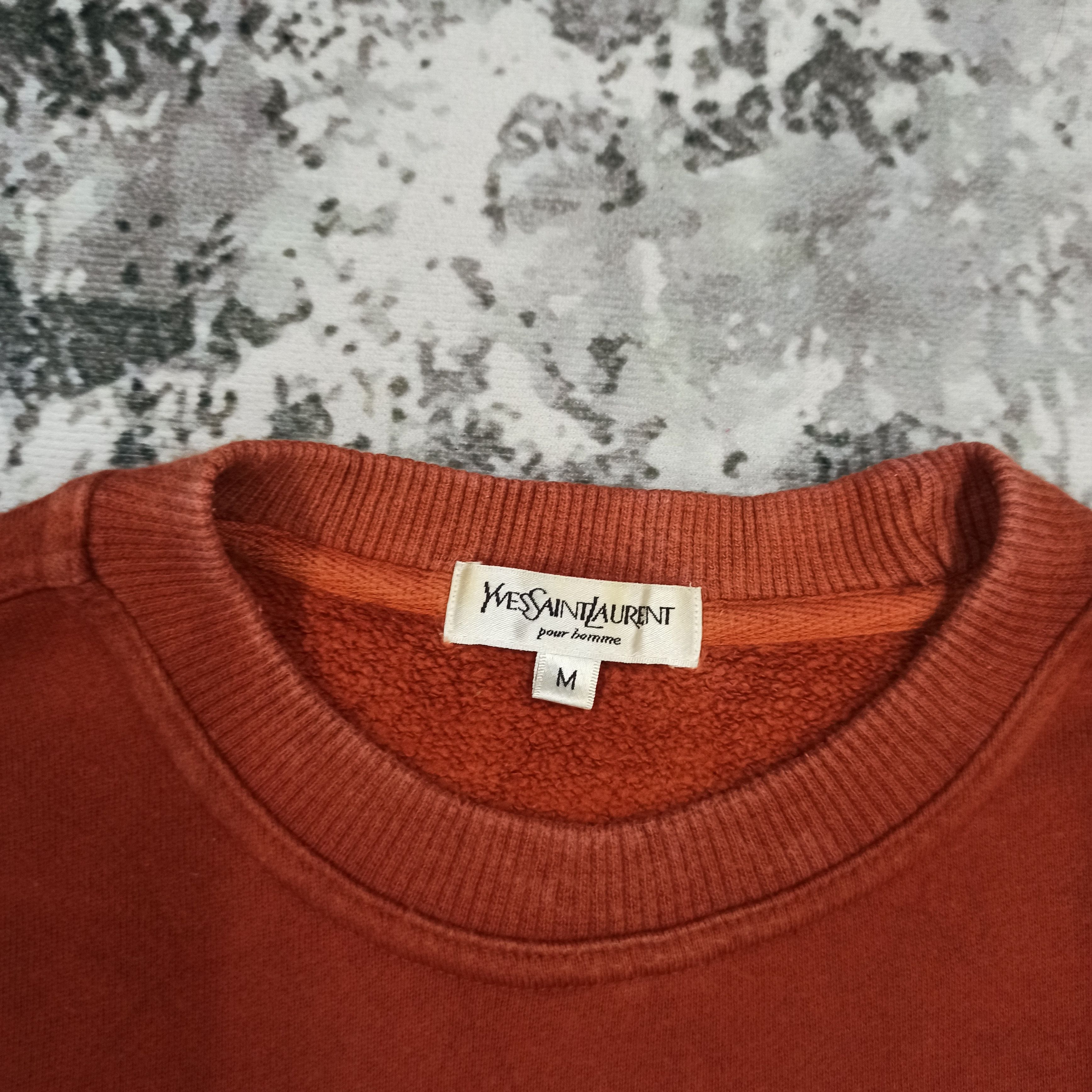 Yves Saint Laurent Vintage Yves Saint Laurent Big Logo Crewneck Sweatshirt Size US M / EU 48-50 / 2 - 6 Thumbnail