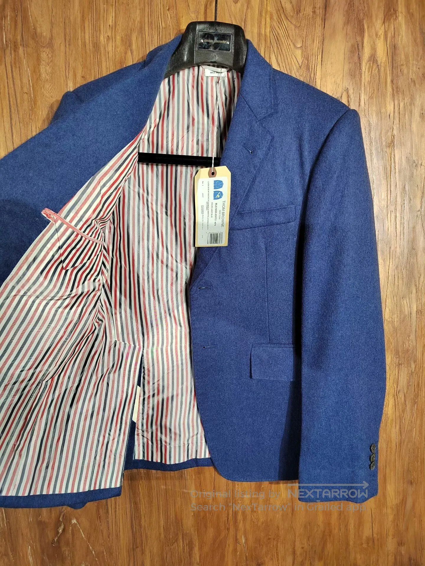 Thom Browne Thom Browne Blue Suit Jacket Limited Edition. Size US M / EU 48-50 / 2 - 2 Thumbnail