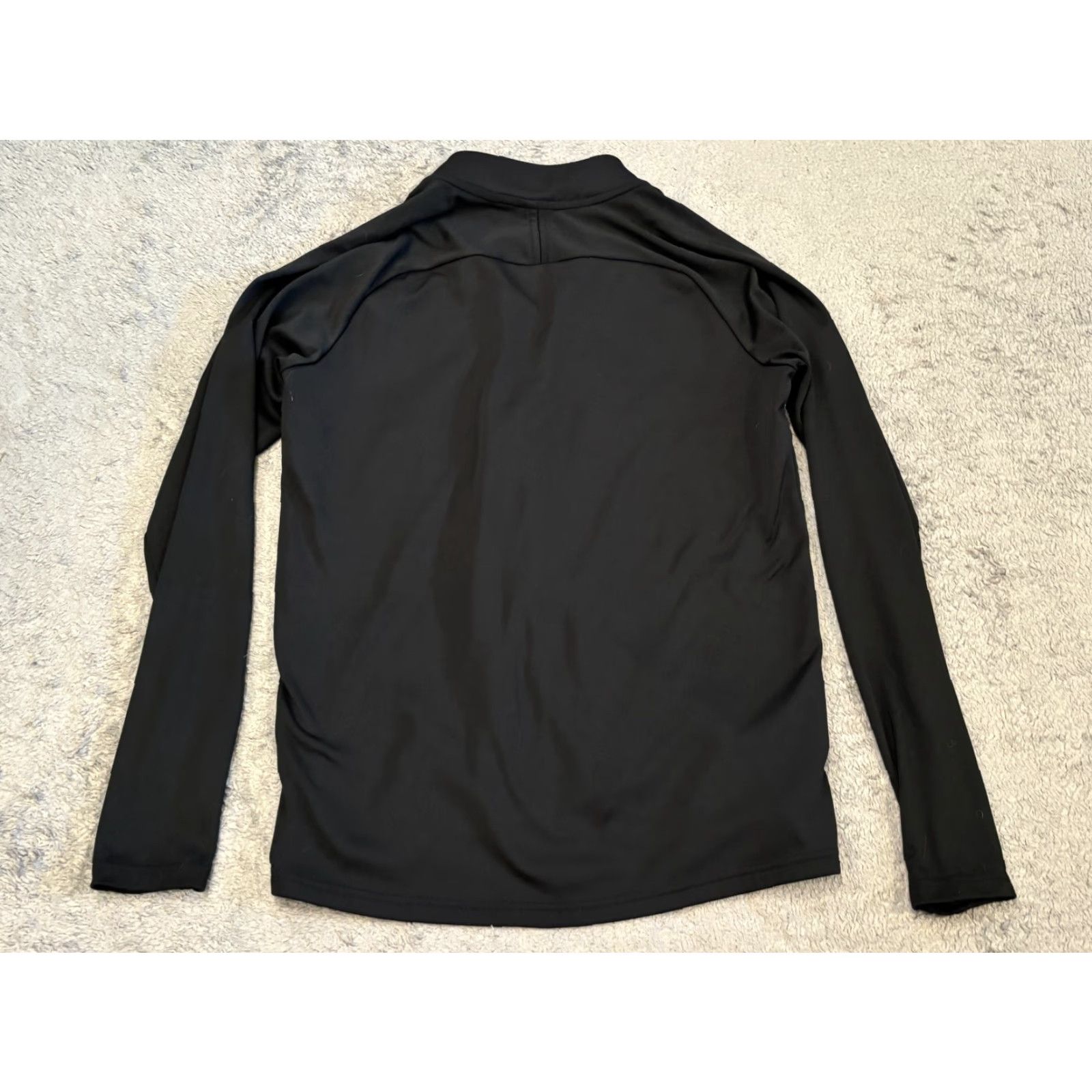 Nike Nike Drill Top Mens Medium Black Dri-Fit Academy Training Football Thumb Holes Shirt Size US M / EU 48-50 / 2 - 6 Thumbnail