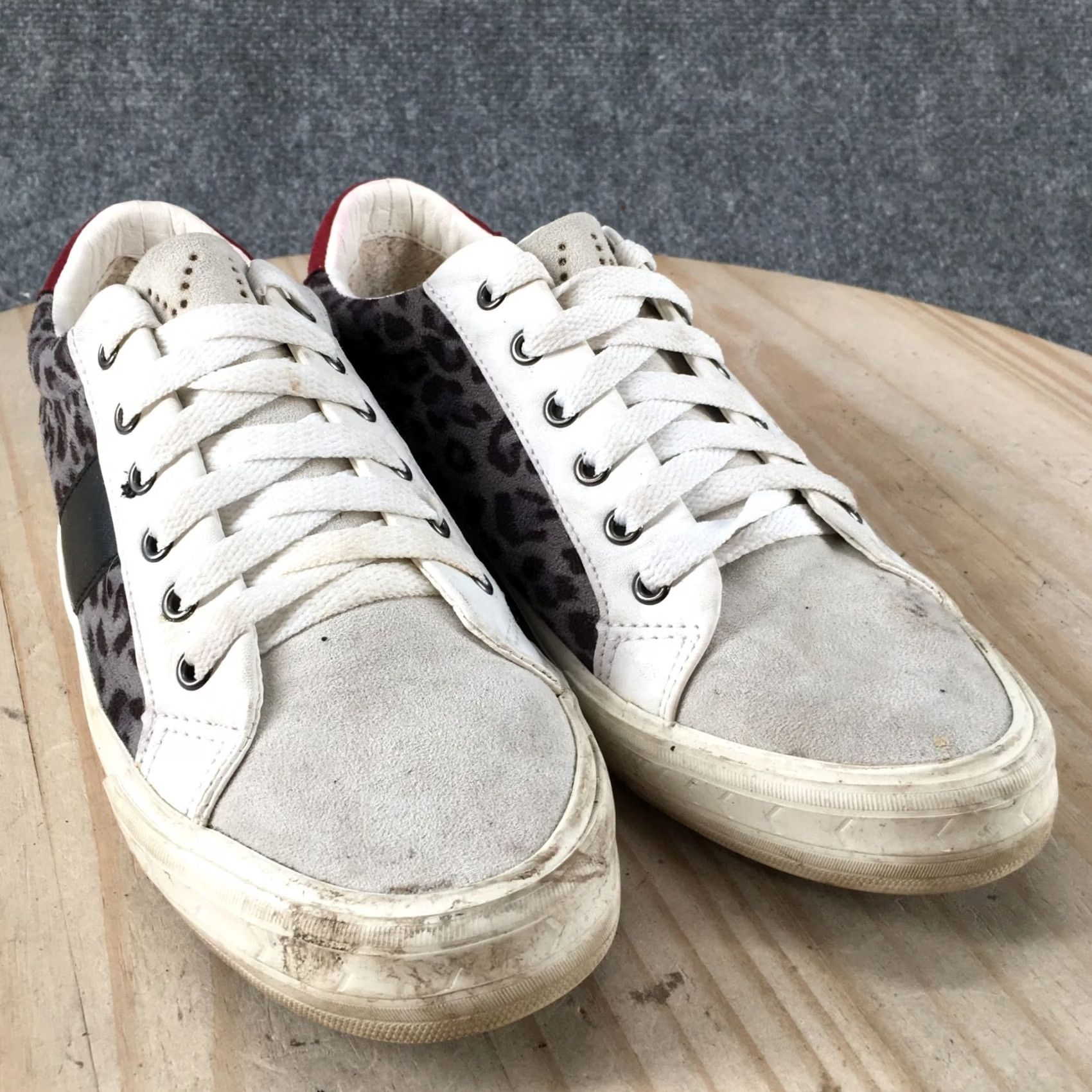 Vintage Havana Vintage Havana Shoes Womens 8.5 Dina Cheeta Multi Sneakers Grey Casual Low Top Size M / US 6-8 / IT 42-44 - 3 Thumbnail