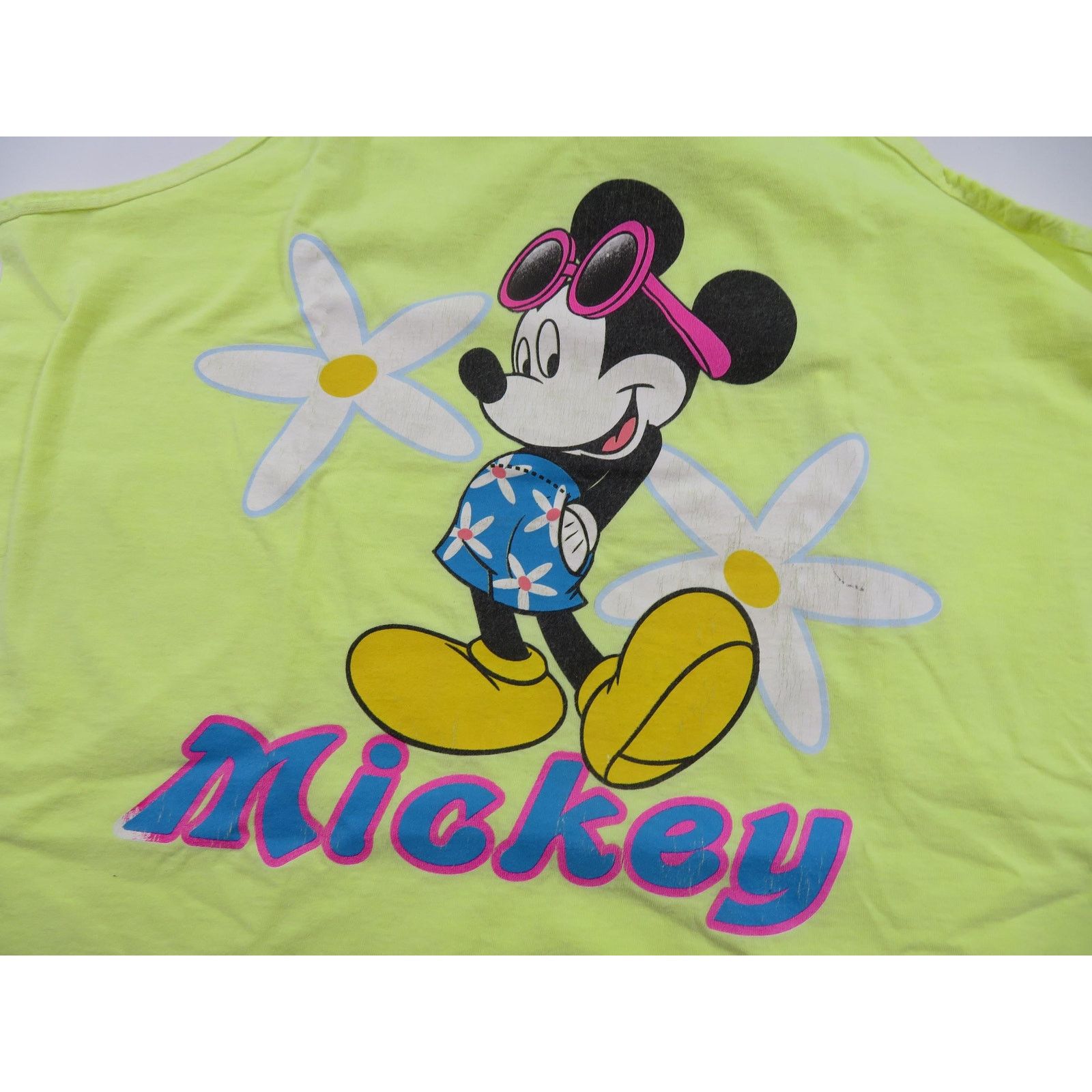 Mickey Unlimited Mickey Mouse Tied Back Beach Tank Top Shirt Sz L-XL? 1990s Size US L / EU 52-54 / 3 - 2 Thumbnail