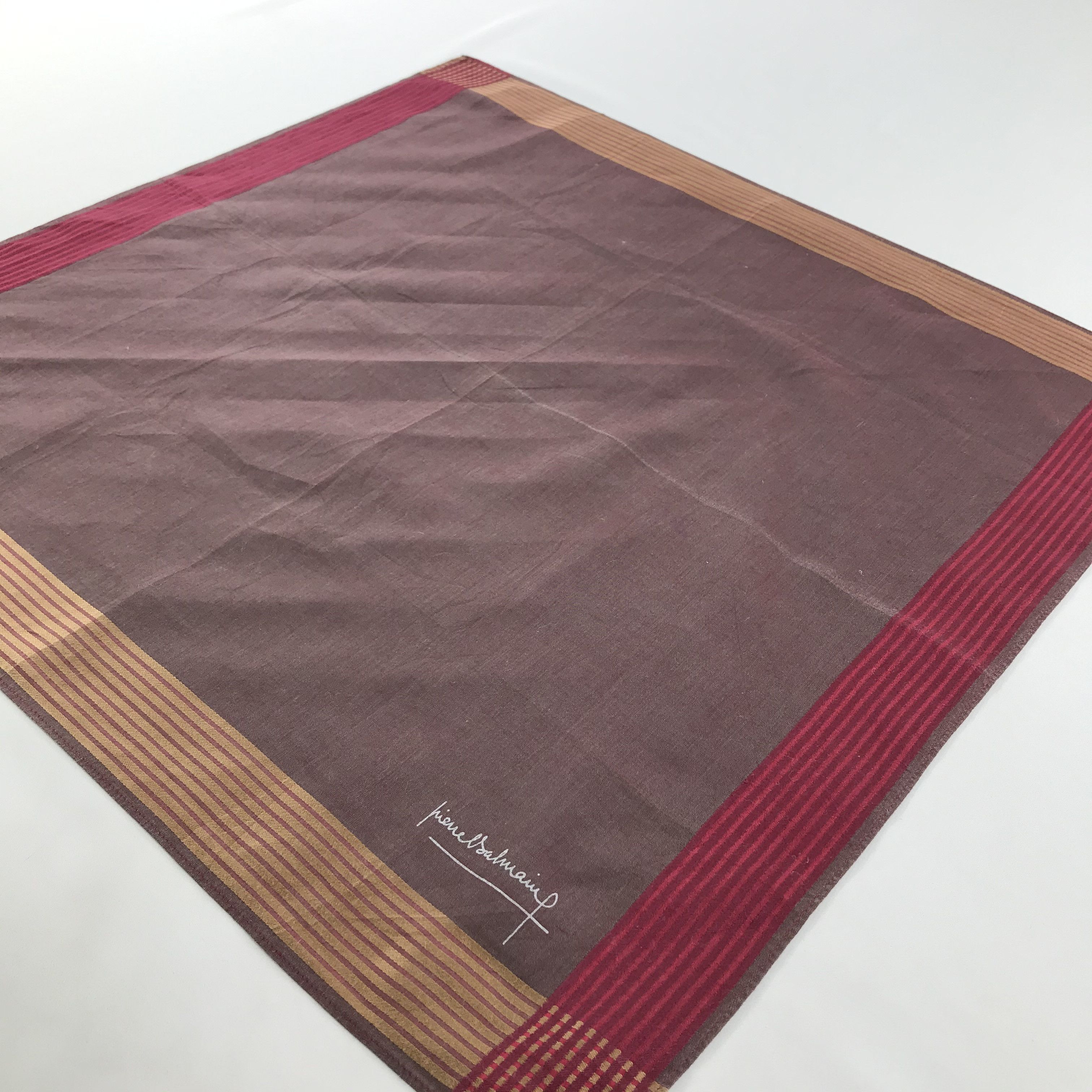 Pierre Balmain × Vintage Pierre Balmain Bandana / Handkerchief / Neckerchief - S1351 Size ONE SIZE - 2 Thumbnail