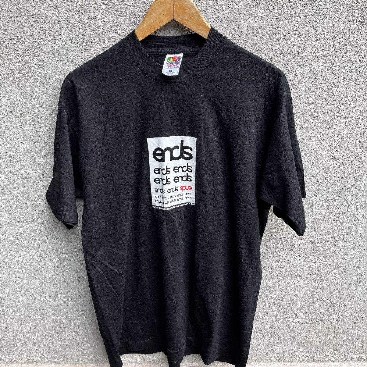 Band Tees Vintage 90s VICTOR Entertainment music japan promo jvc Size US L / EU 52-54 / 3 - 2 Thumbnail