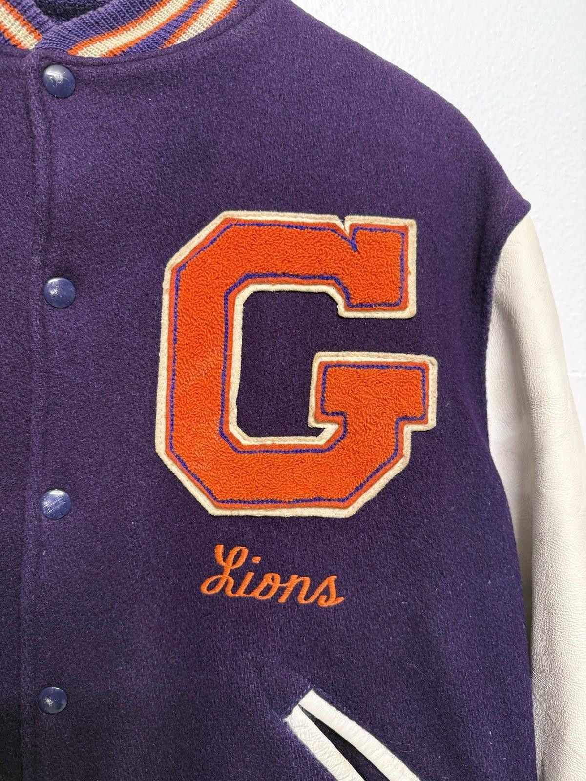 Other 80s Varsity Letterman Jacket “Yasumoto” Chain stitch M/L Size US L / EU 52-54 / 3 - 6 Thumbnail
