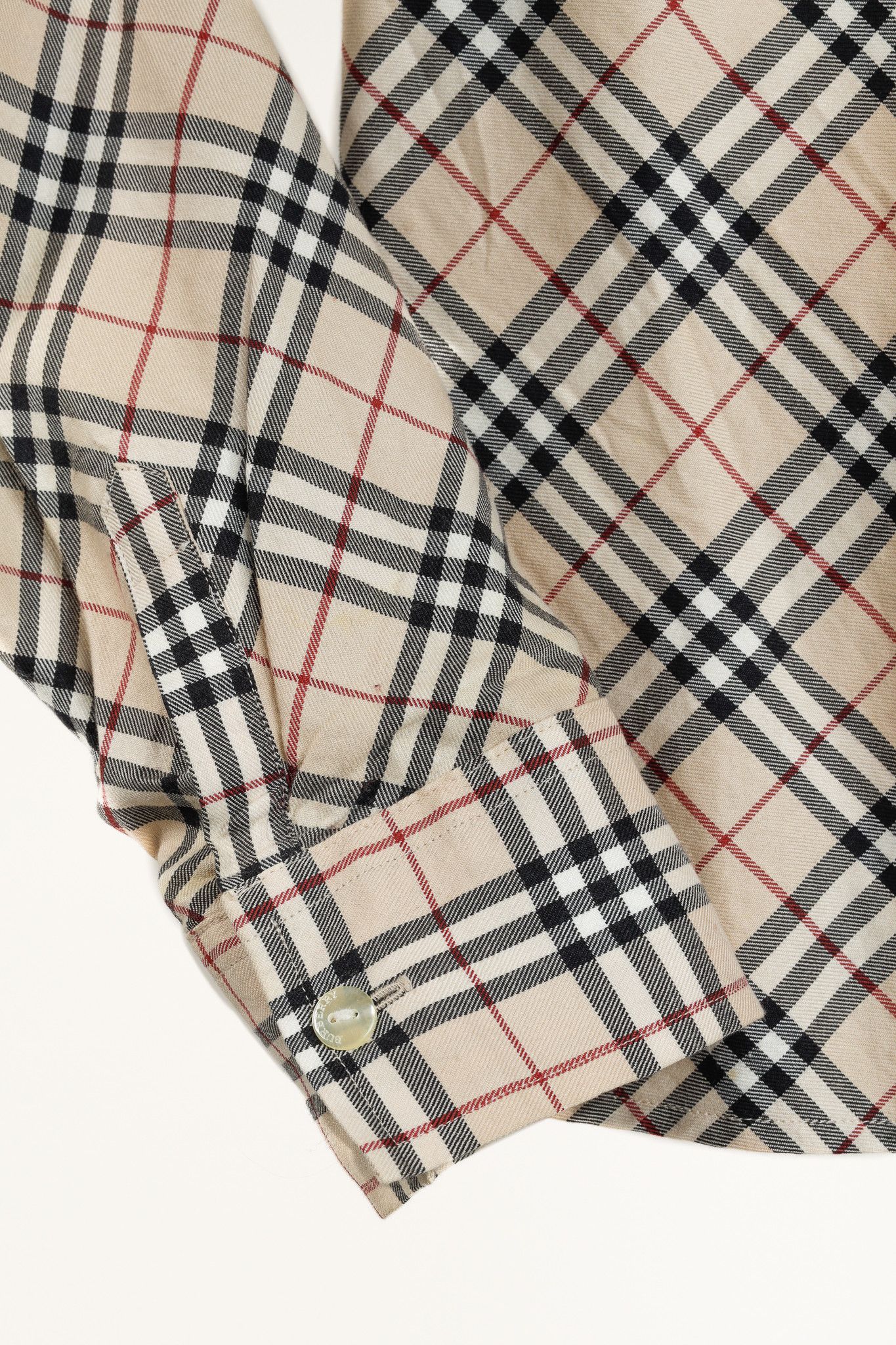 Burberry Burberry Nova Check Cotton Buttoned Shirt Size L / US 10 / IT 46 - 7 Thumbnail