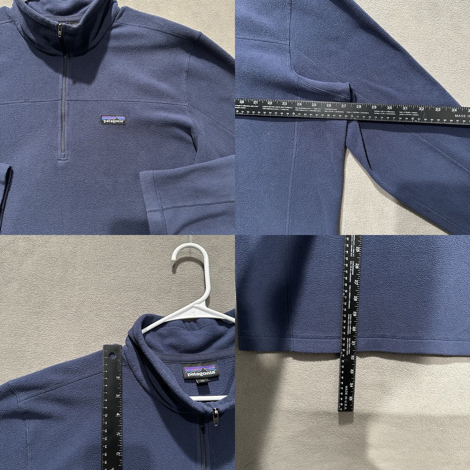Patagonia Patagonia Jacket Men 2XL Blue Fleece Pullover 1/4 Zip Mock Neck Zip Activewear Hiking Winter Fall Spring Size US XXL / EU 58 / 5 - 8 Thumbnail