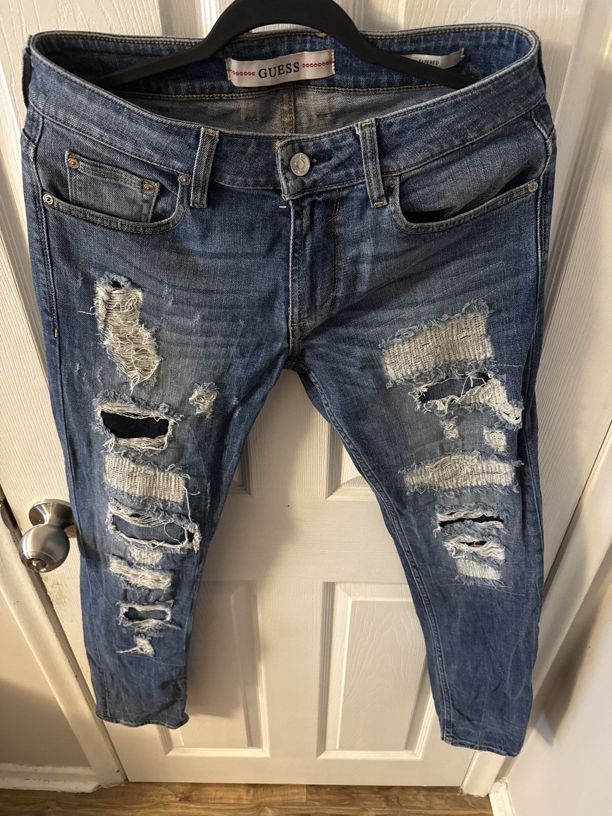 Guess Guess Jeans Rip stitch Size US 29 - 1 Thumbnail