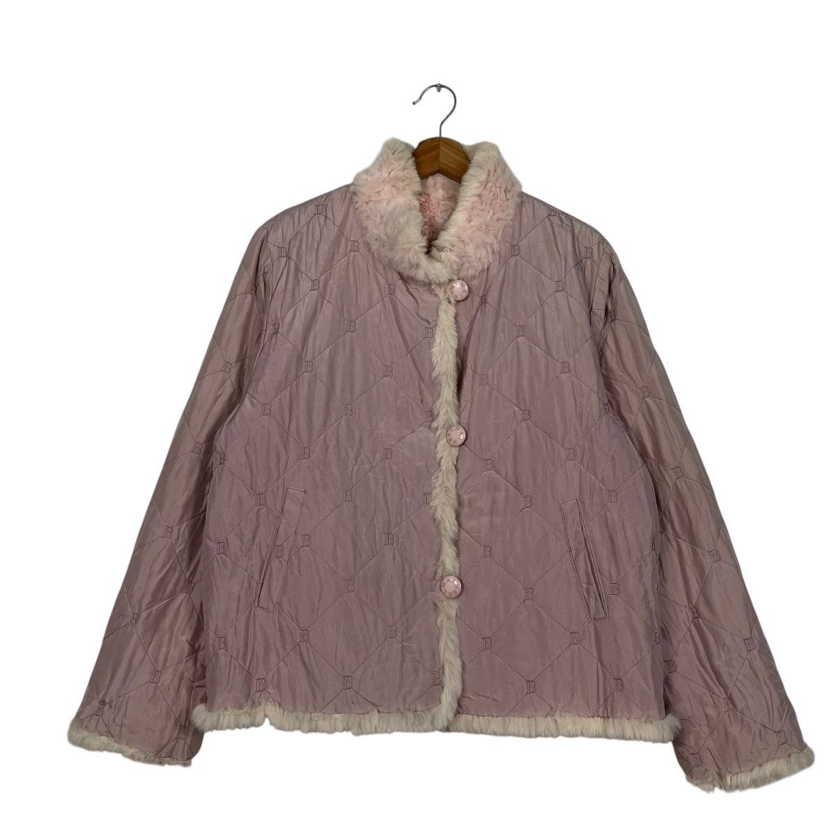 Balmain Balmain Paris Rabbit Fur Silk Reversible Jacket Size L / US 10 / IT 46 - 15 Thumbnail