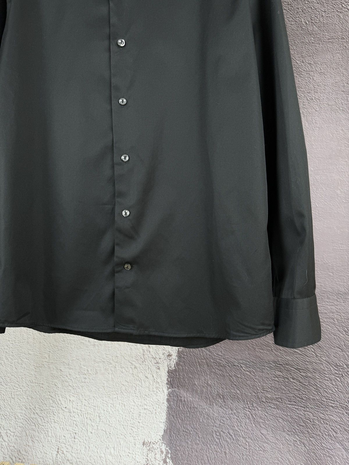 Eton ETON black basic long sleeve shirt size 42 Size US L / EU 52-54 / 3 - 6 Thumbnail