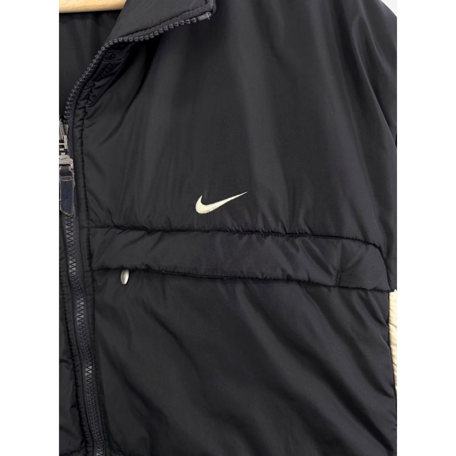 Nike 🇺🇸Vintage 90s Nike Reversible Puffer Jacket Synthetic Filling Size L Black Size US L / EU 52-54 / 3 - 5 Thumbnail
