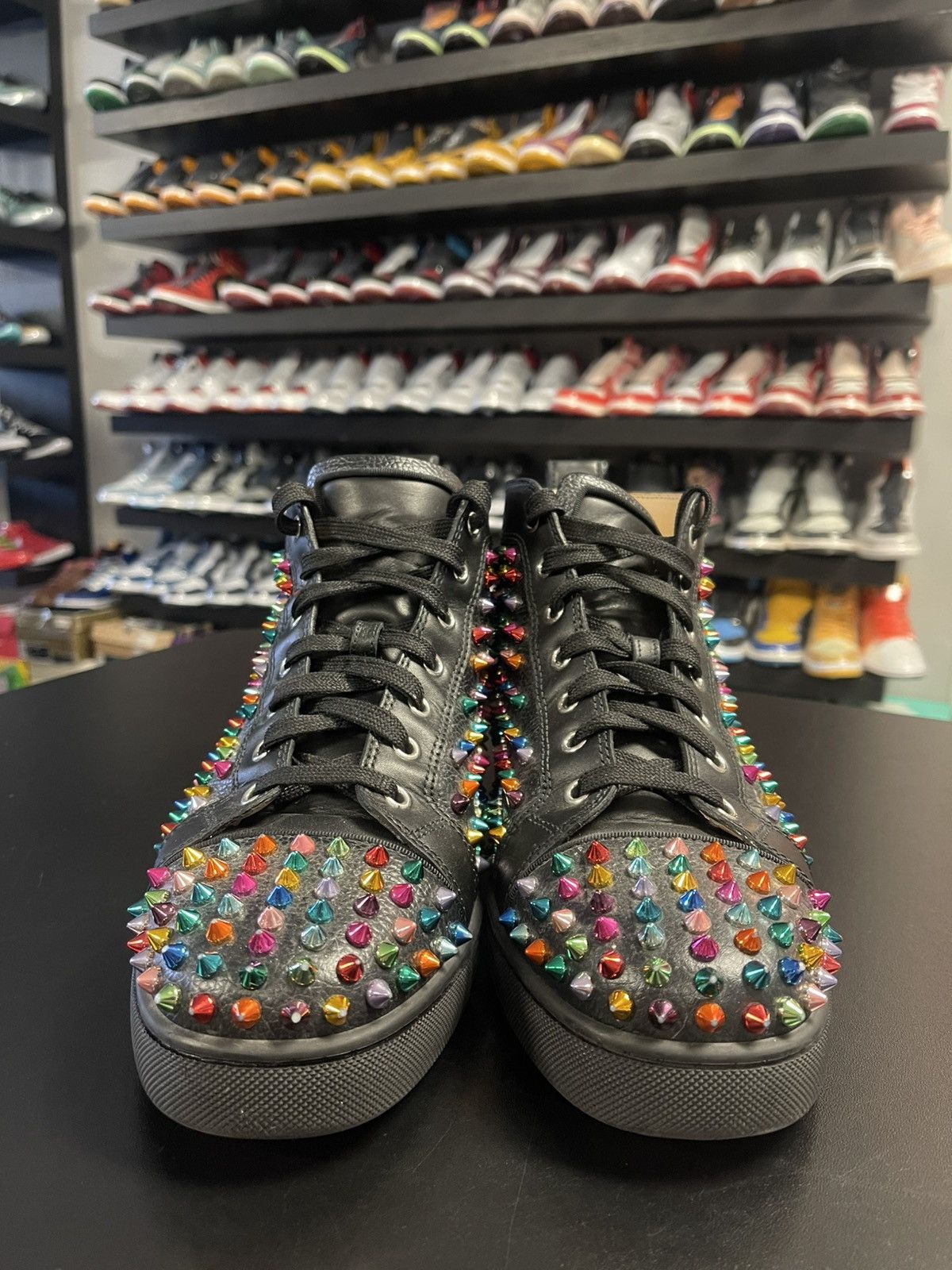 Christian Louboutin Size 8/41EU - Christian Louboutin Multi Color Spikes Size US 8 / EU 41 - 2 Thumbnail