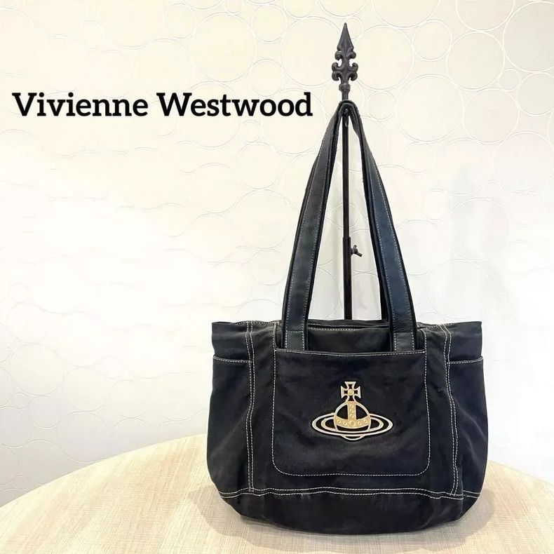Vivienne Westwood Vivienne Westwood size os Gold openwork Saturn tote bag Size ONE SIZE - 1 Thumbnail