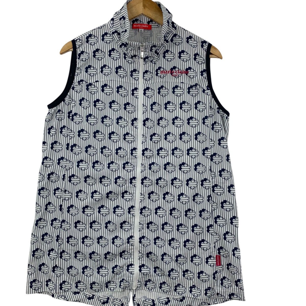 Vintage Vintage MARIE CLAIRE SPORT Collection AOP Vest Zipper Jacket Size L / US 10 / IT 46 - 6 Thumbnail