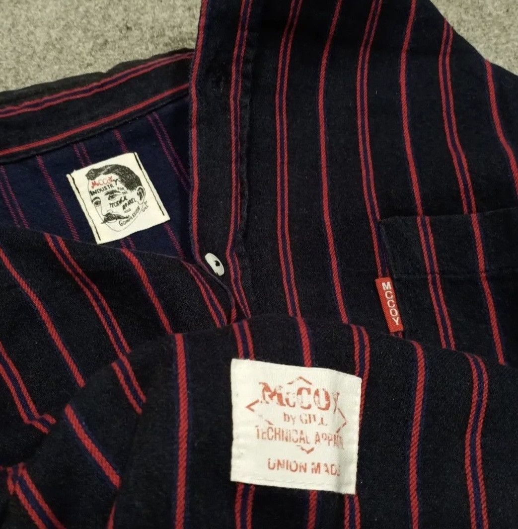 Japanese Brand × TOYS McCOY × Vintage Vintage The real Mccoy Industry shirt Size US XL / EU 56 / 4 - 2 Thumbnail
