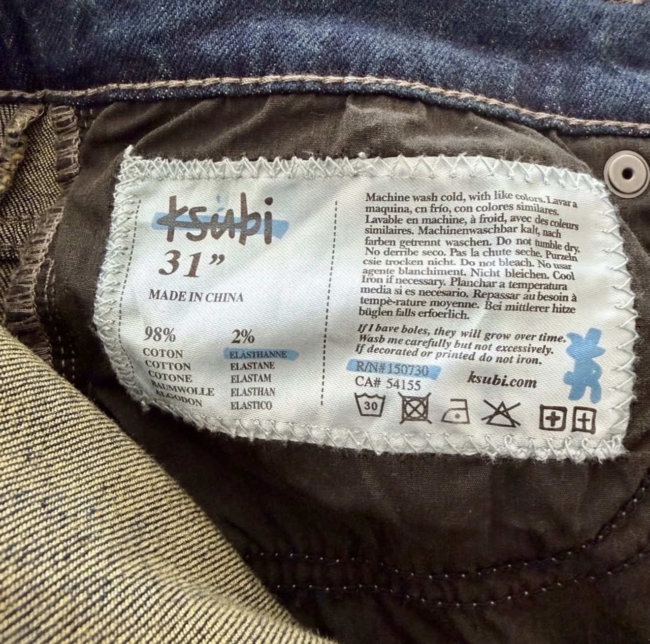 Ksubi Ksubi Men's Skinny Jeans Size US 31 - 7 Thumbnail
