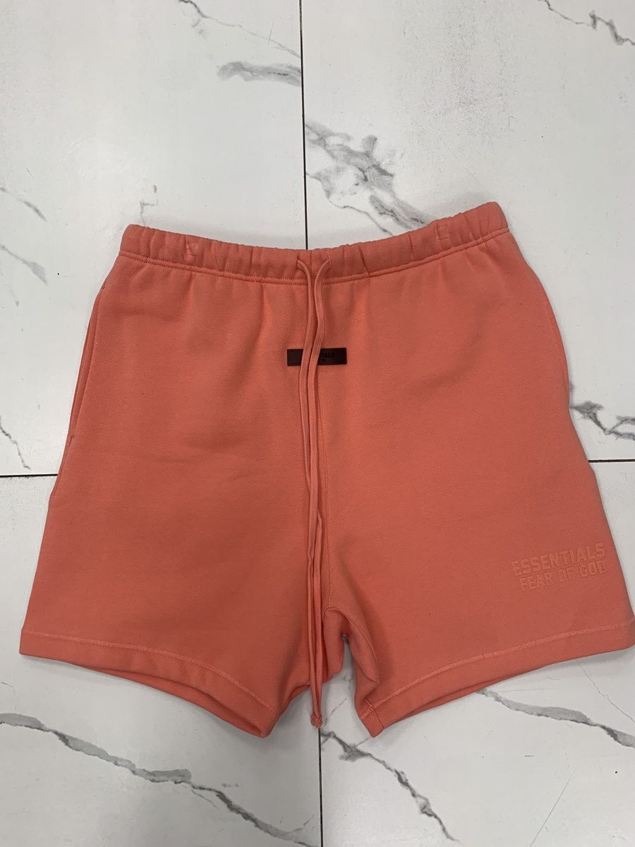Essentials Fear of God ESSENTIALS shorts “Coral” Size US 34 / EU 50 - 1 Thumbnail