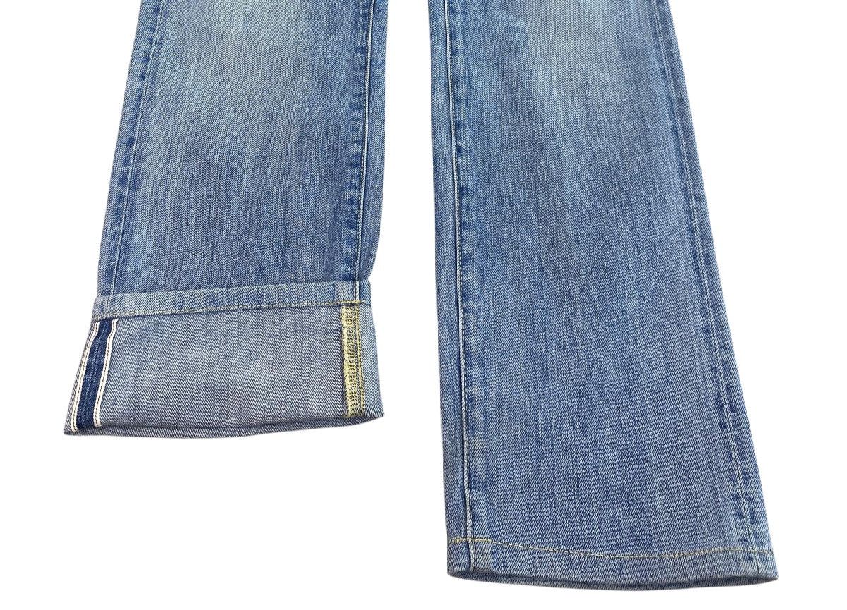 Uniqlo Uniqlo X Selvage Faded Wash Whiskered Style Slim Fit Jeans Size US 32 / EU 48 - 5 Thumbnail