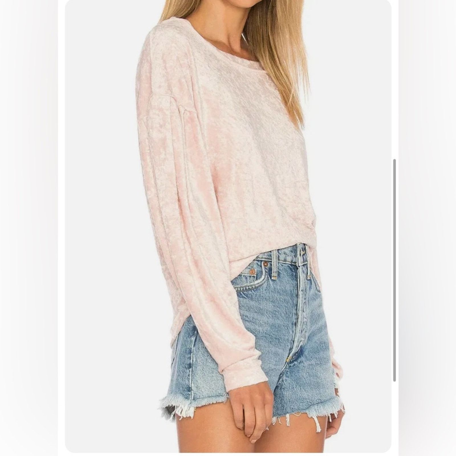 Free People Free People We the Free Milan Layering Crushed Velvet Top Size XS / US 0-2 / IT 36-38 - 2 Thumbnail