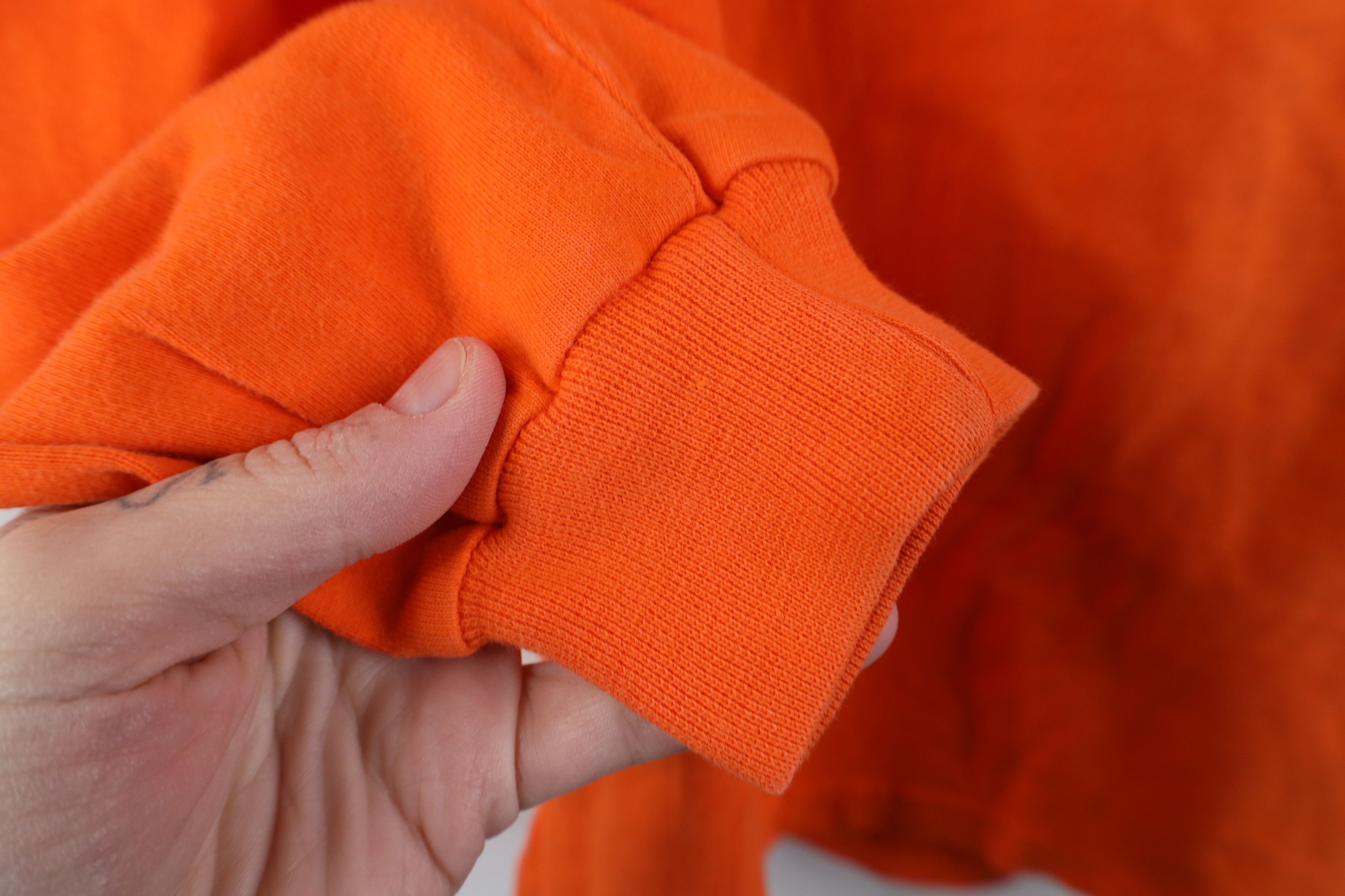 Reebok Vintage 90s Reebok Sport Spell Long Sleeve Rugby Polo Orange Size US S / EU 44-46 / 1 - 10 Thumbnail