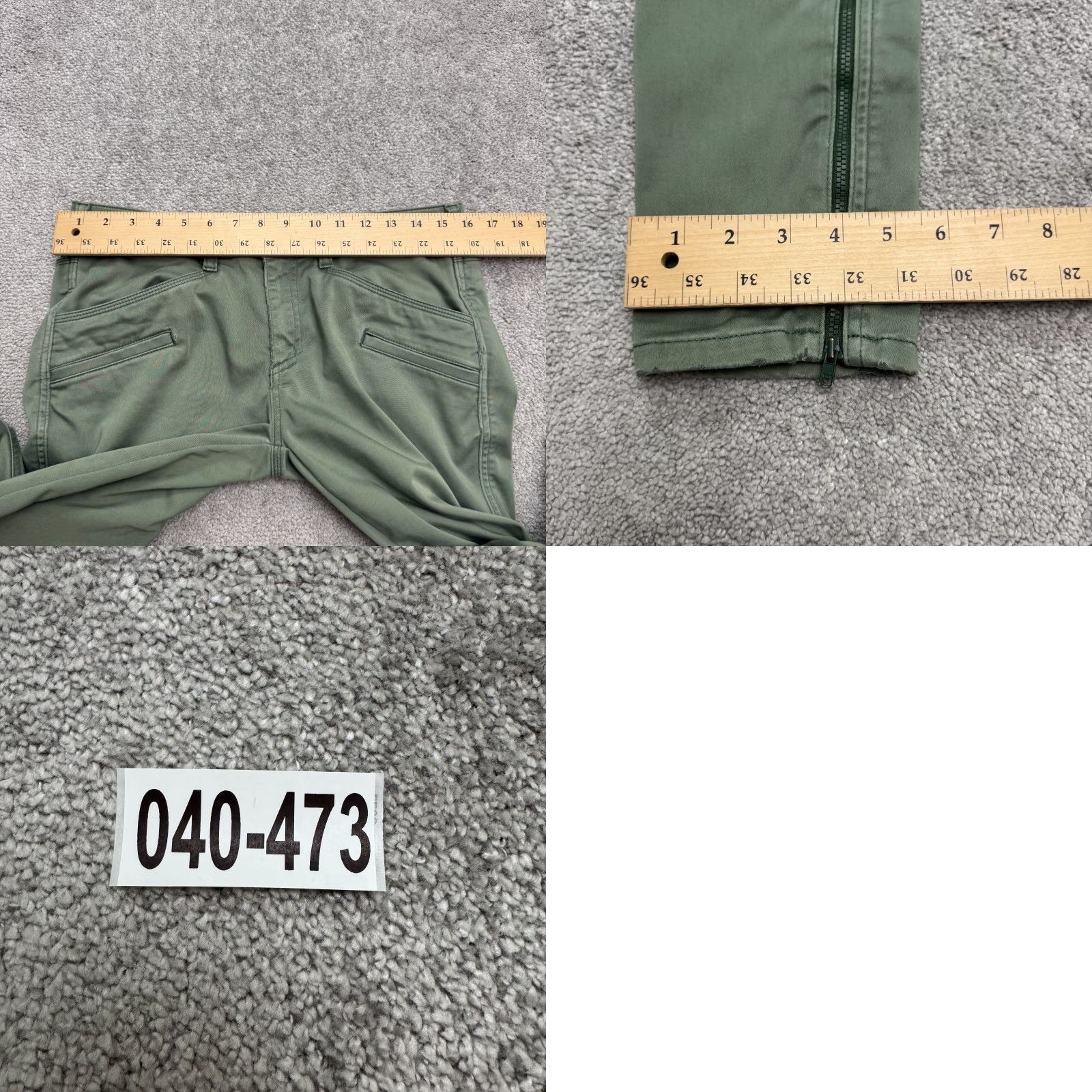 Vintage 5.11 Tactical Wyldcat Slim Fit Skinny Pants Women 8 Long Green Ankle Zip Outdoor Size 30" / US 8 / IT 44 - 10 Thumbnail