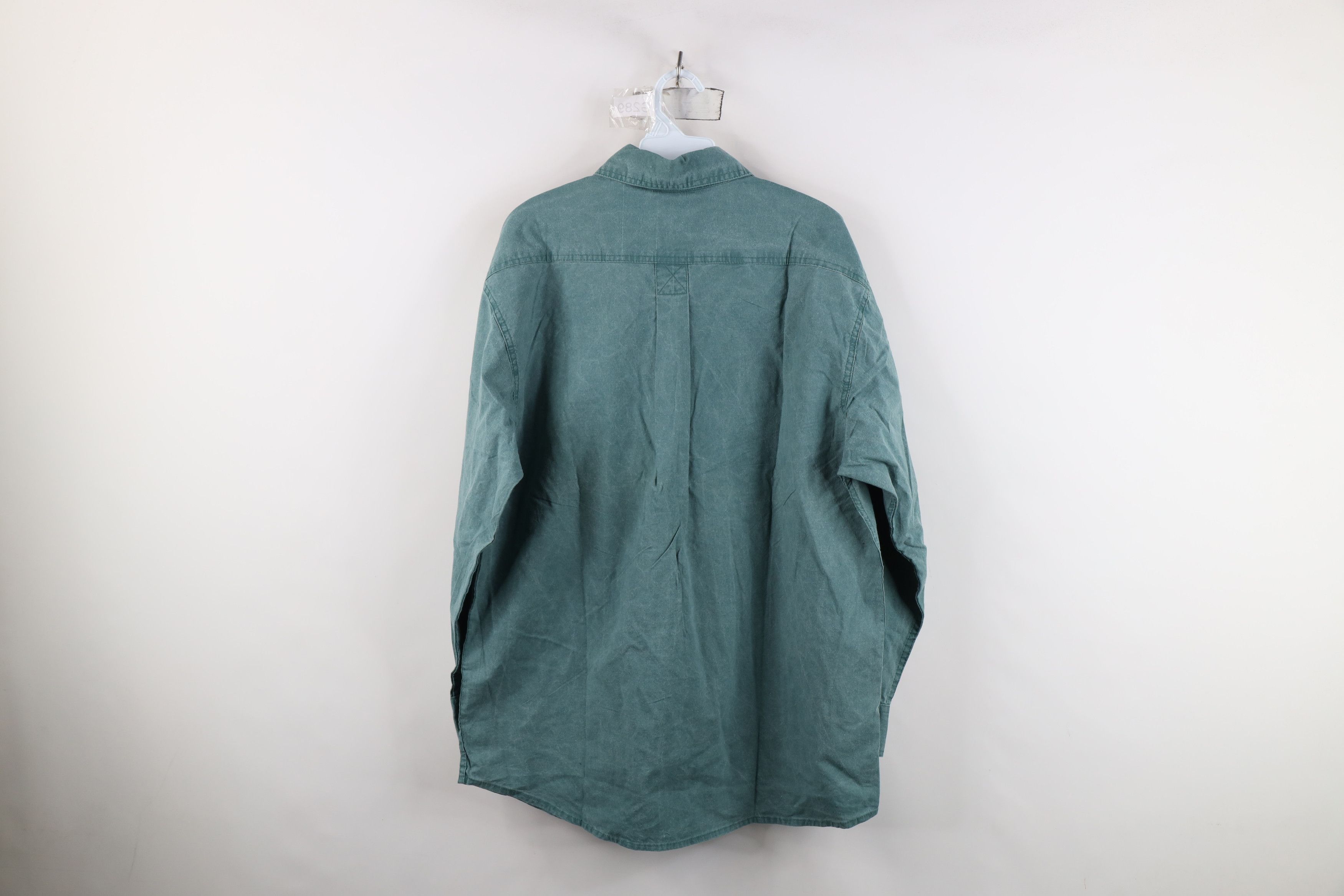 Vintage Vintage 90s Streetwear Stonewash Collared Button Shirt Size US S / EU 44-46 / 1 - 13 Thumbnail