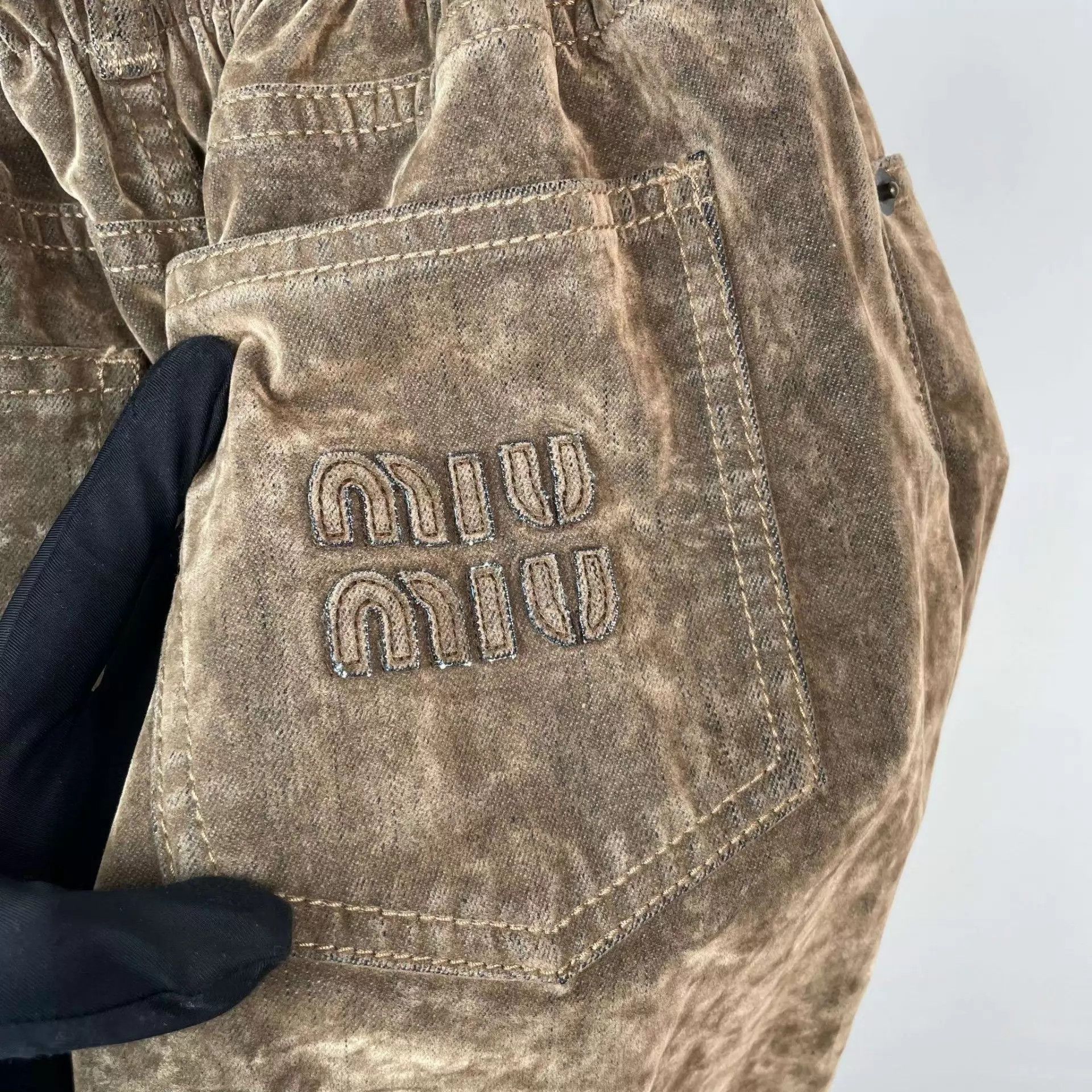 Miu Miu MIU MIU 36 Pants Size 25" / US 0 / IT 36 - 3 Thumbnail