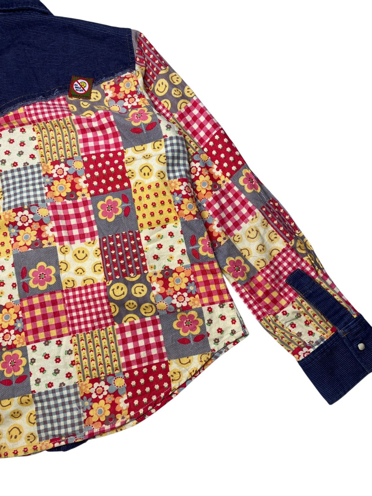 Angel Blue 2000's Angel Blue Patchwork Corduroy Shirts Size US M / EU 48-50 / 2 - 12 Thumbnail