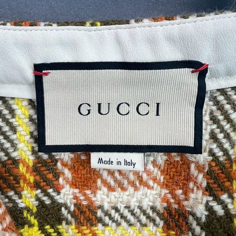 Gucci GucciPlaid color block knitted short skirt 2503-Nextarrow Size 26" / US 2 / IT 38 - 3 Thumbnail